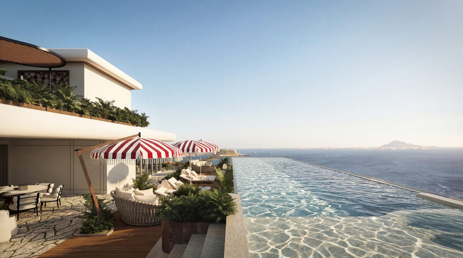 Modern luxury lounge interior